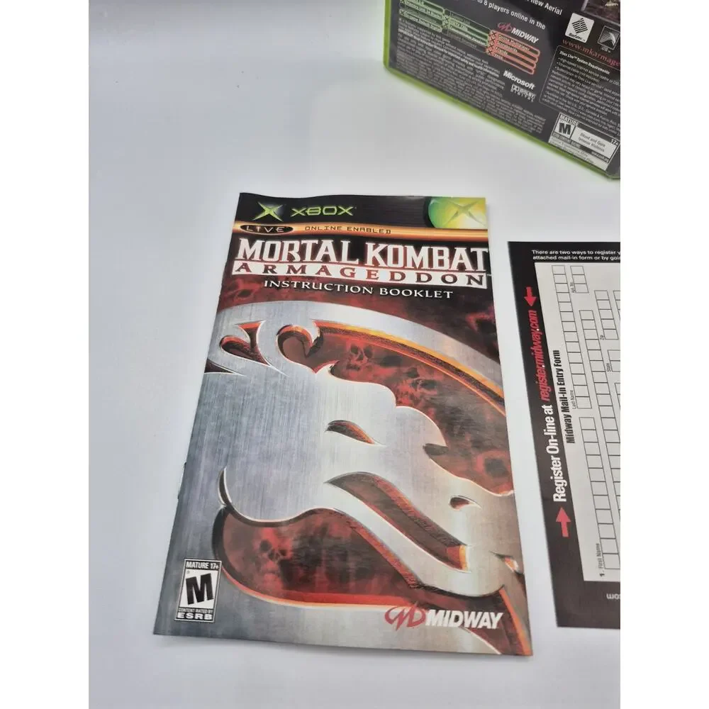 Mortal Kombat: Armageddon (Microsoft Xbox, 2006) CIB Complete Tested Working
